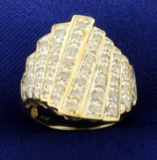1ct Tw Diamond Designer Ring In 14k Gold