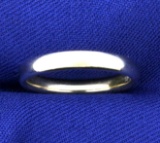 3mm Wedding Band Ring In 14k White Gold