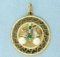 Emerald & Pearls Bells Christmas Holiday Pendant