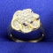 Over 2cts Tw Diamond Flower Ring