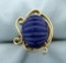 Cabochon Lapis Ring