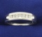 1/4 Ct Tw Diamond Wedding Band In 14k White Gold