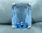 20ct Swiss Blue Topaz Statement Ring In 10k White Gold