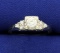 1/2ct Tw Diamond Ring In 14k White Gold