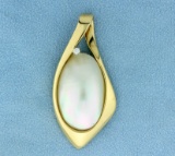 Large Pearl And Diamond Slide