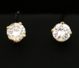 .6ct Tw Diamond Stud Earrings