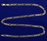 18 Inch Figaro Style Neck Chain