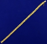 Designer 18k Gold Link Bracelet