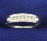 1/4 Ct Tw Diamond Wedding Band In 14k White Gold