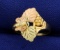 Butterfly Grapevine Gold Ring
