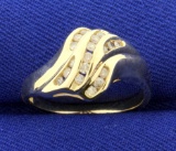 1/4ct Tw Diamond Ring In 10k Yellow Gold