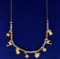 14k Yellow And White Gold Animal Charm Necklace