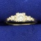 Vintage 3-stone Diamond Ring In 14k Yellow And White Gold