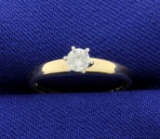 1/5 Carat Diamond Solitaire Engagement Ring