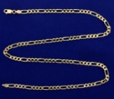 18 Inch Figaro Style Neck Chain