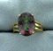 6 Ct Mystic Topaz Ring