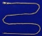18 1/4 Inch Rope Link Neck Chain In 14k Gold