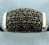 2ct Tw Black And White Diamond Ring