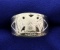 Vintage 32 Degree Masonic Ring In 10k White Gold