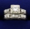 3/4ct Tw Diamond Wedding Ring Set In 14k White Gold