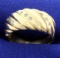 Vinrage Diamond Domed Ring In 14k Gold
