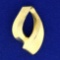 Slide Or Pendant For Omega Or Neck Chain In 14k Yellow Gold