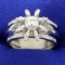 .60ct Tw Diamond Flower Ring