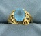 3ct Blue Topaz Ring