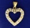 1ct Tw Diamond Heart Pendant