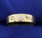 Antique Men's Old European Cut Diamond Band Ring