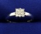Nine Diamond Ring In 14k White Gold