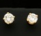 .8ct Tw Diamond Stud Earrings In 14k Yellow Gold