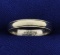 Beaded Edge Wedding Band Ring In 14k White Gold