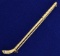 Golf Club Pin In 14k Yellow Gold With A Pearl
