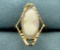 Cameo Ring In 10k Yellow Gold
