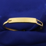 Hinged Bangle Bracelet In 14k Yellow Gold