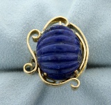 Cabochon Lapis Ring