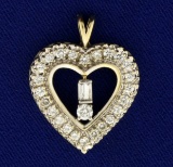 1.25ct Tw Diamond Heart Pendant