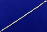 7 Inch Diamond Gold Tennis Bracelet