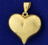 Heart Pendant In 14k Yellow Gold