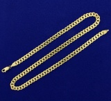 18 Inch Figaro Chain In 14k Yellow Gold