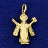 Saint Benedict Pendant In 8k Yellow Gold