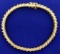 2ct Total Weight Diamond Tennis Bracelet In 14k Yellow Gold