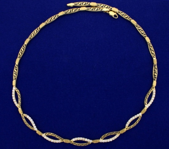 1.5 Carat Diamond Necklace In 14k Gold