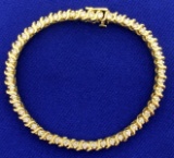 2ct Total Weight Diamond Tennis Bracelet In 14k Yellow Gold