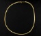 18k Yellow Gold Flat S Link Neck Chain