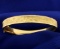 Engraved Bangle Bracelet