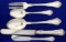 Antique Gorham Sterling Silver Villa Norfolk 41 Piece Flatware Set