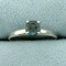 Natural Alexandrite Solitaire Ring In Platinum