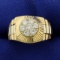 1ct Tw Men's Diamond Ring In 14k Yellow Gold